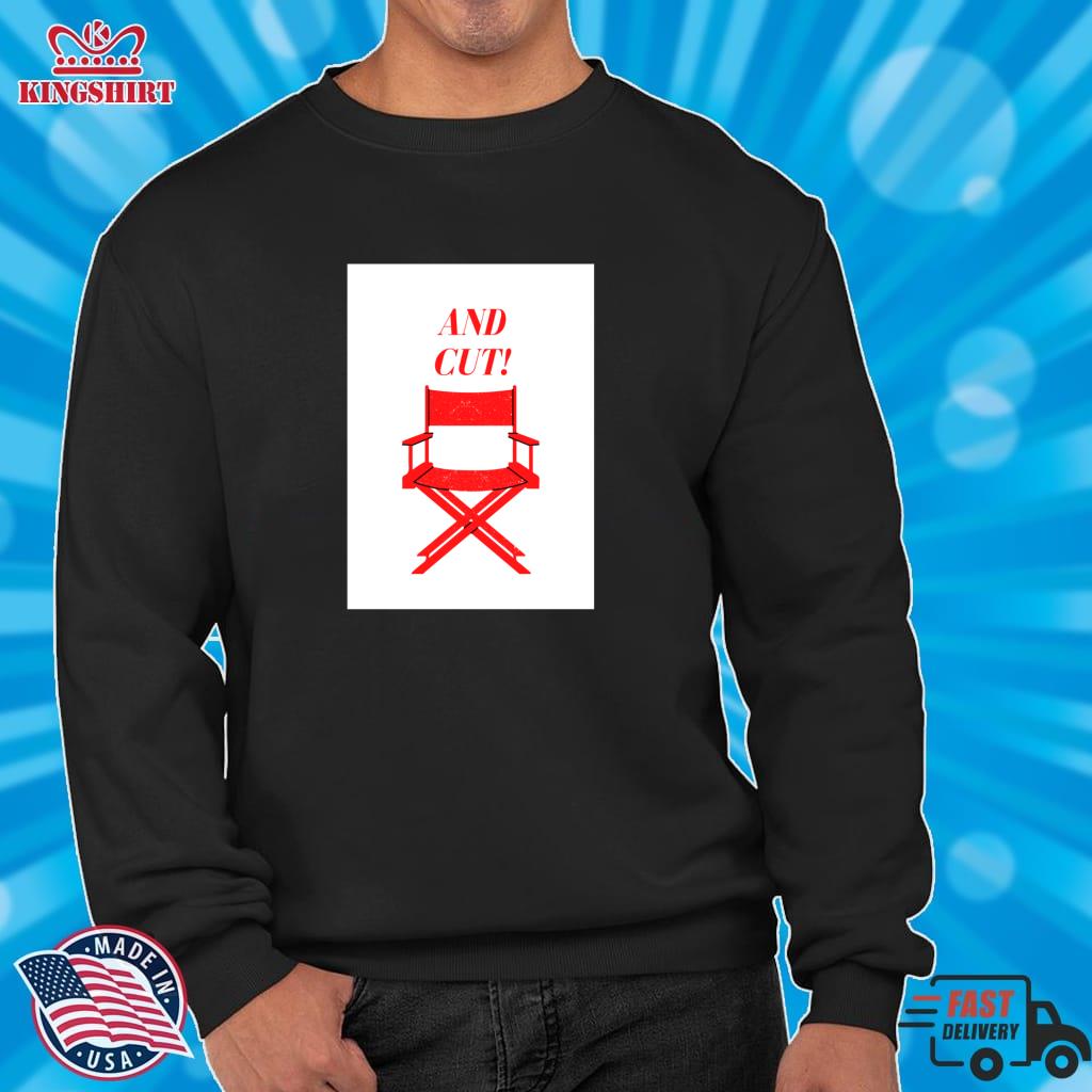 Film And Tv Directors Chair, And Cut! Pullover Hoodie