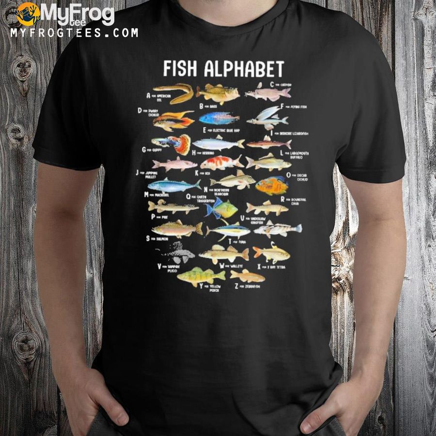 Fish Alphabet Fishing Shirt