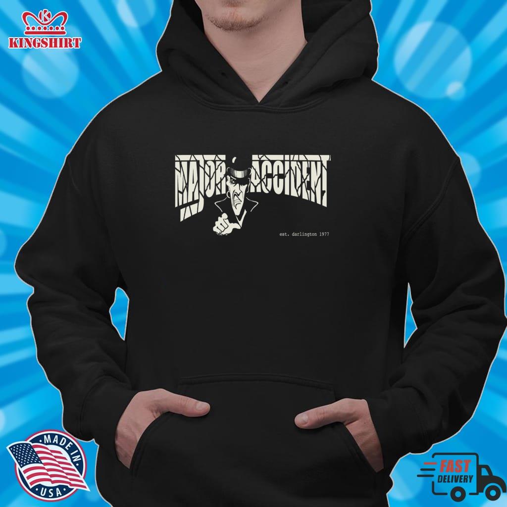 For Mens Womens Official Major Accident Fight To Win Logo Music Vintage Retro   Zipped Hoodie