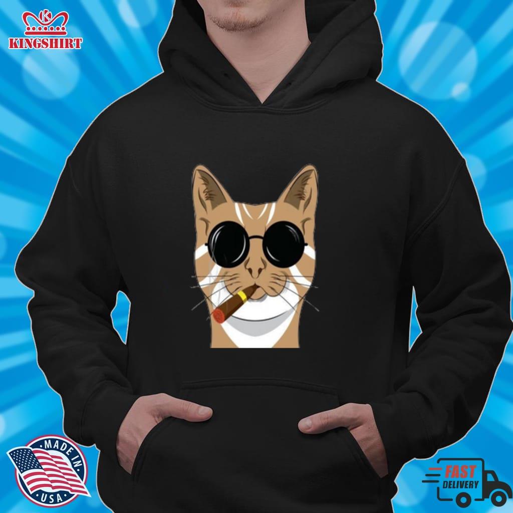 Funny Cat Lightweight Hoodie