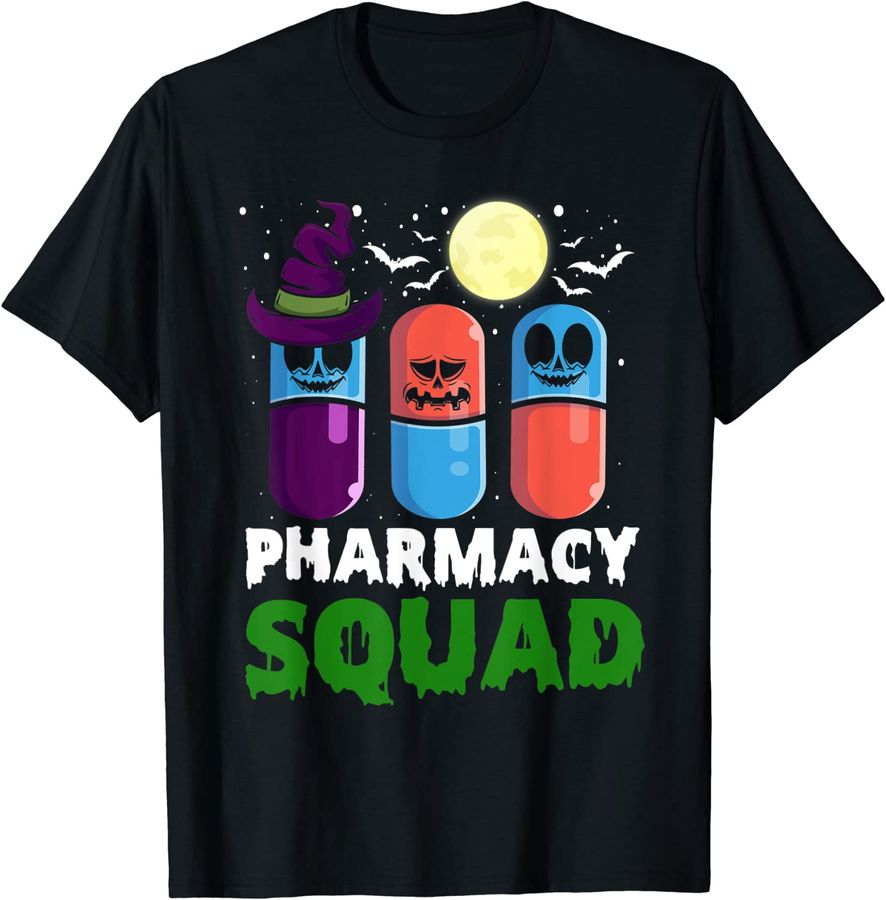 Funny Pills Pharmacist Costume Halloween Pharmacy Squad