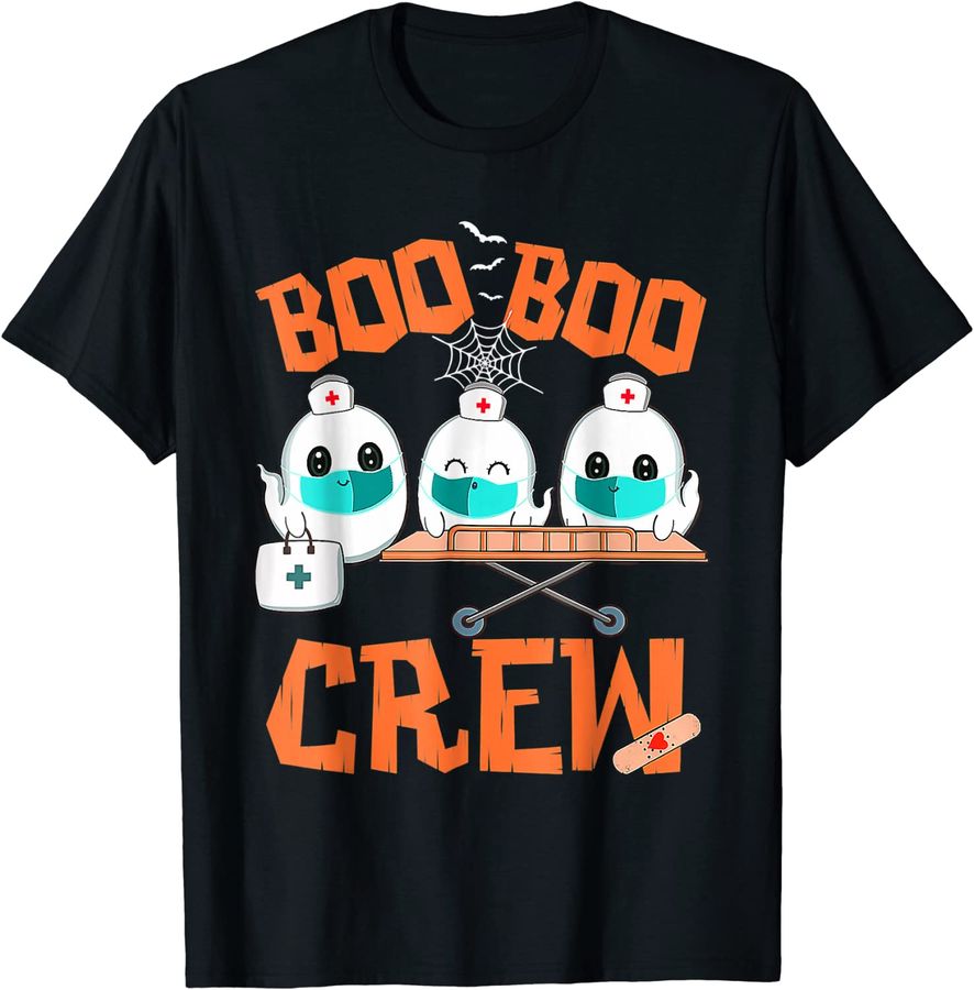 Ghost Doctor Paramedic EMT Nurse Halloween Boo Boo Crew