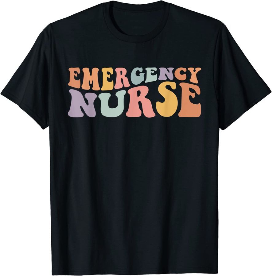 Groovy ER Nurse Emergency Room Nurse School Women Nursing