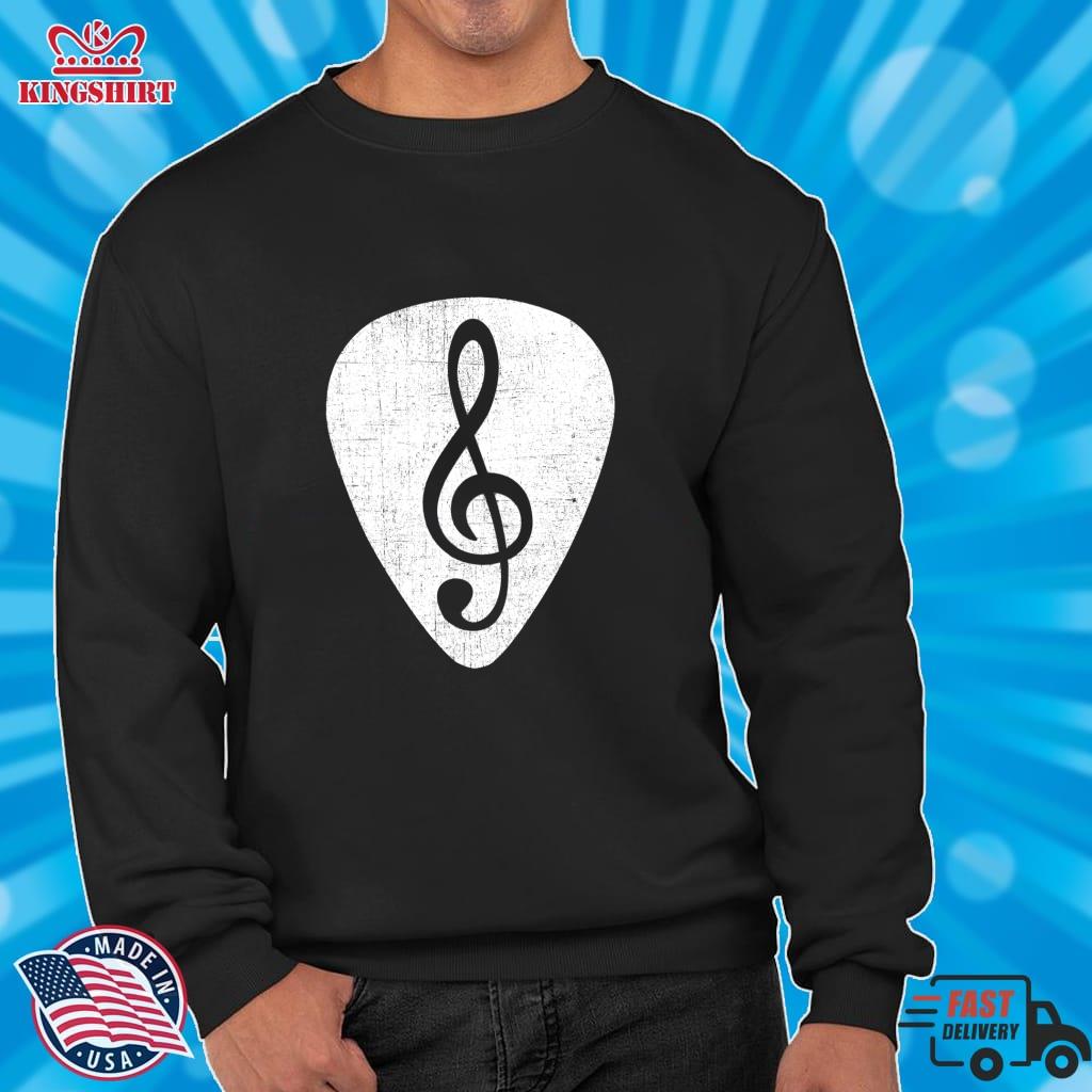 Guitar Pick Music Symbol Note Pullover Sweatshirt