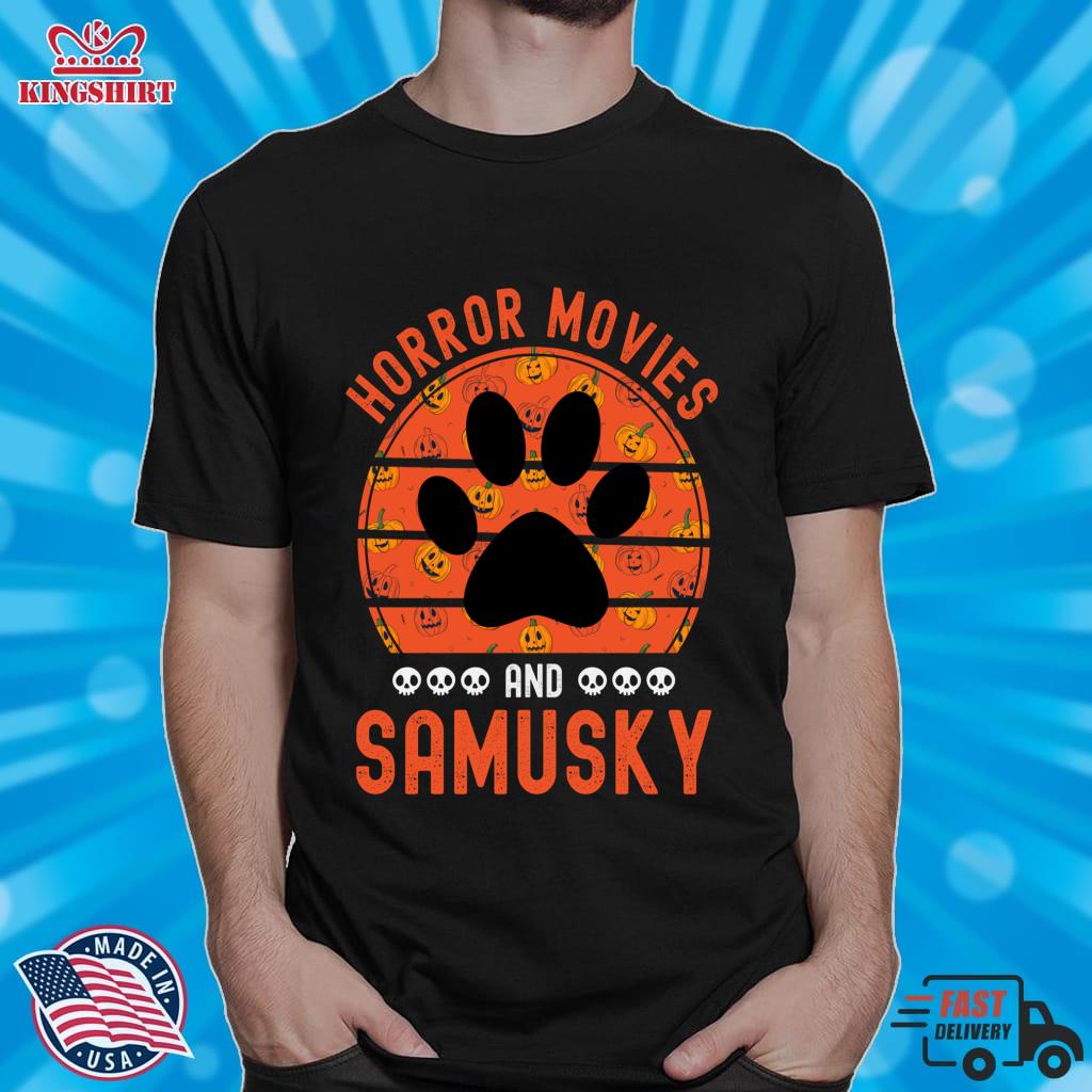 Halloween Pet Watch Horror Movies Dog Samusky Pullover Sweatshirt
