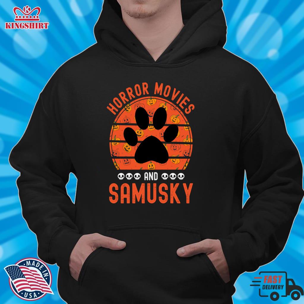 Halloween Pet Watch Horror Movies Dog Samusky Pullover Sweatshirt