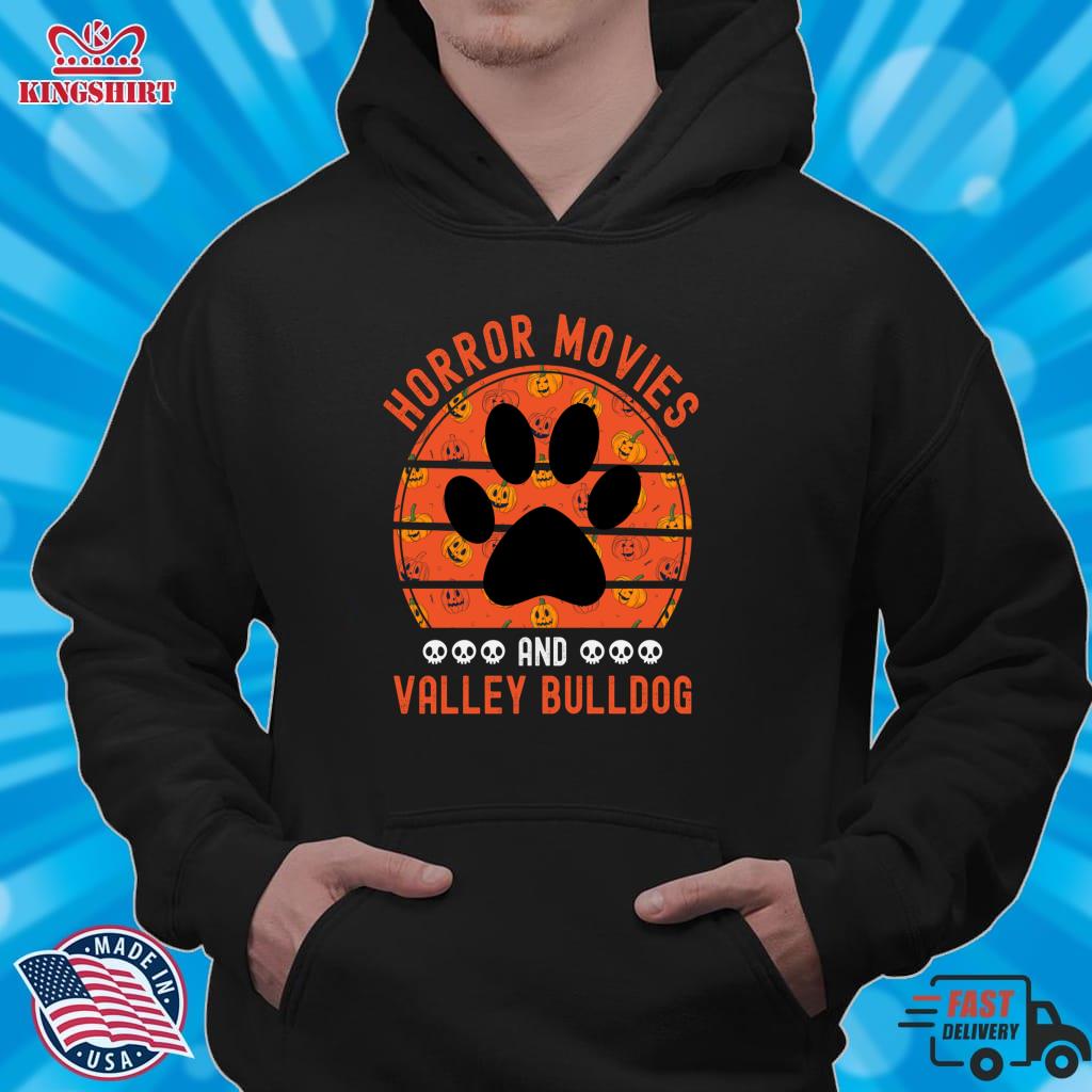 Halloween Pet Watch Horror Movies Dog Valley Bulldog Lightweight Hoodie