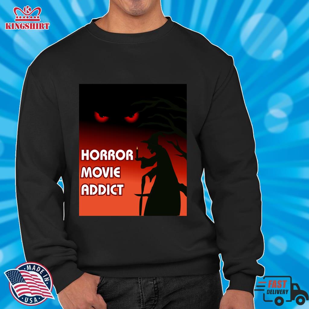 Horror Movie Addict Pullover Sweatshirt