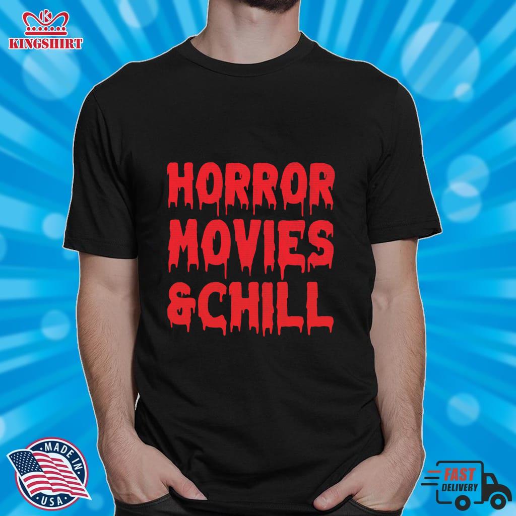 Horror Movies And Chill Lightweight Hoodie