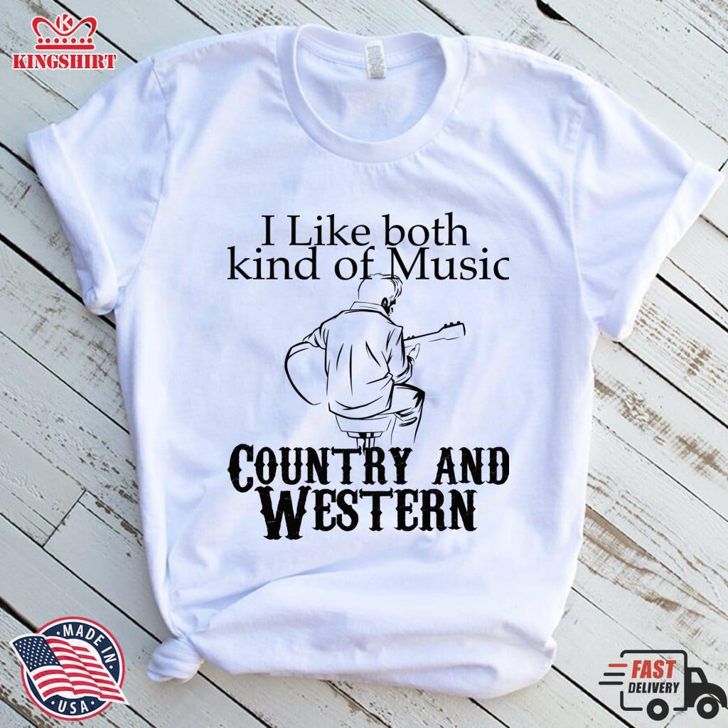 I Like Both Country And Western Pullover Hoodie