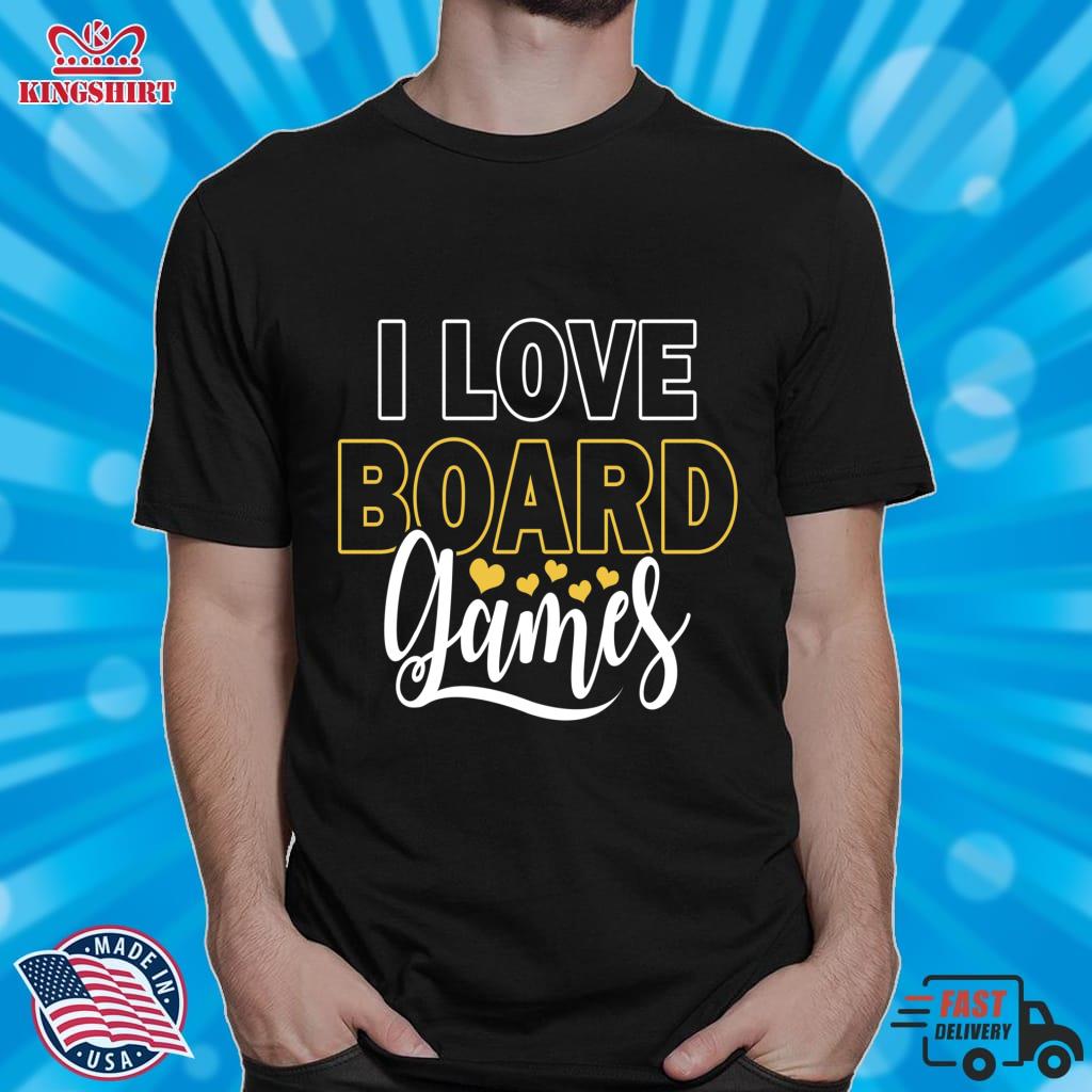 I Love Board Games Pullover Hoodie