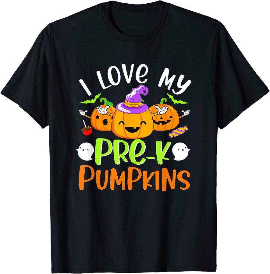 I Love My Pre K Pumpkins Halloween Teacher Men Women