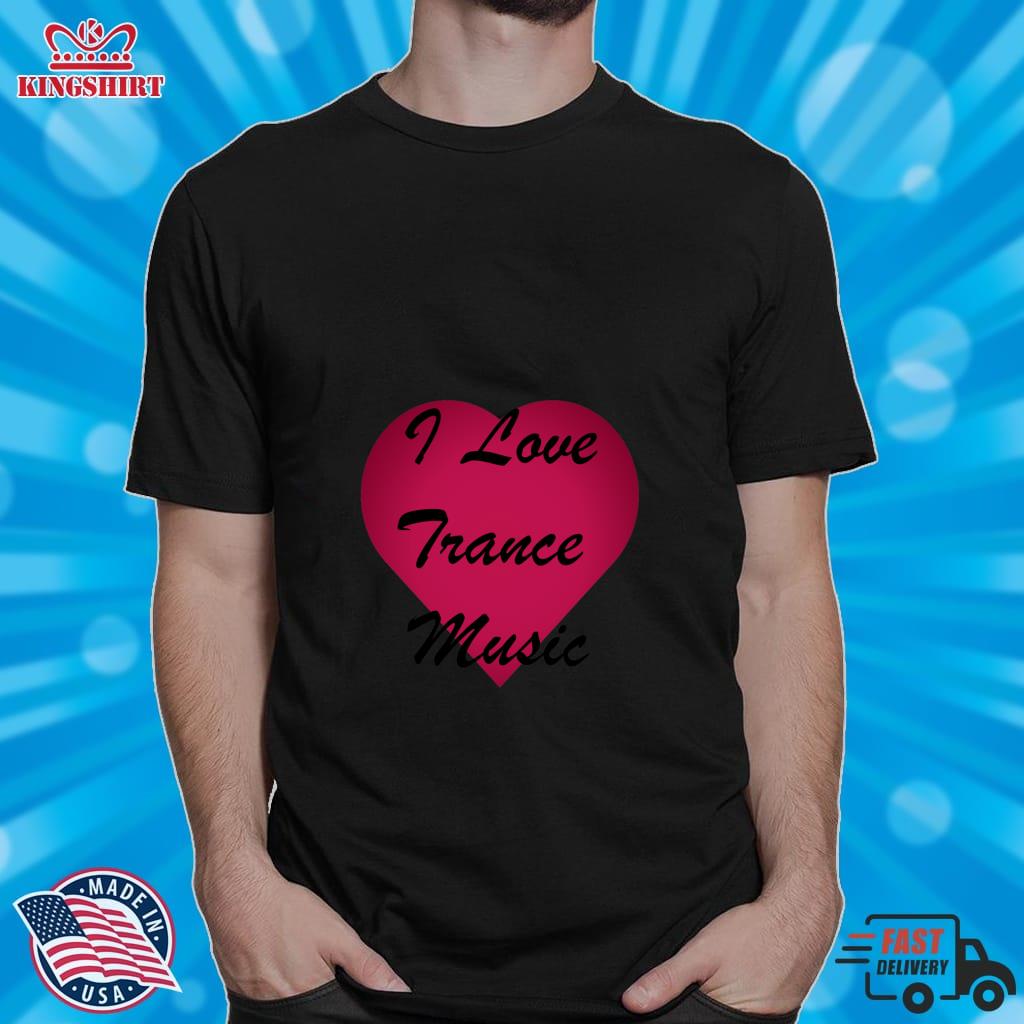I Love Trance Music Stickers Pullover Sweatshirt