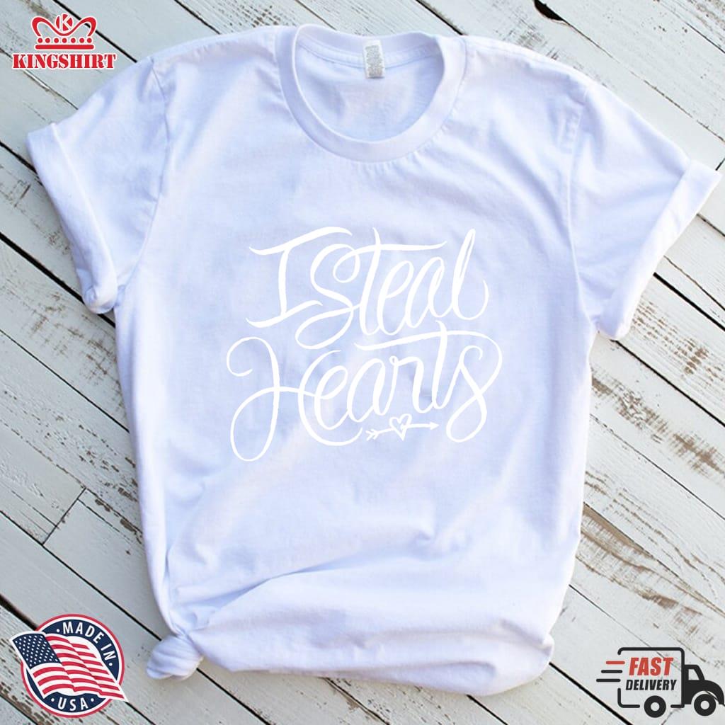 I Steal Hearts   Arrow   Funny Valentines Pullover Hoodie