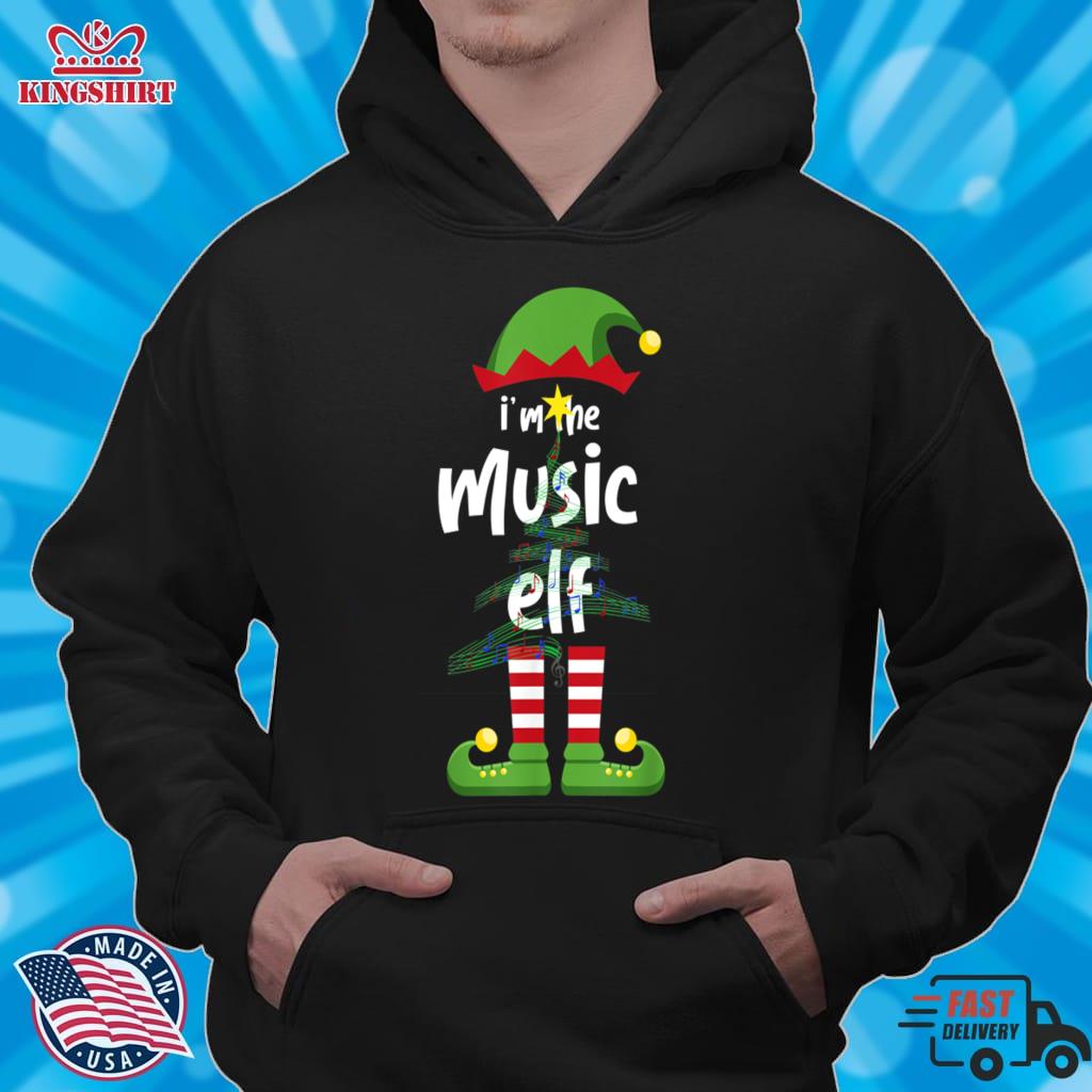 Iand39;M The Music Elf Family Matching Christmas Pajama Gifts  Lightweight Sweatshirt