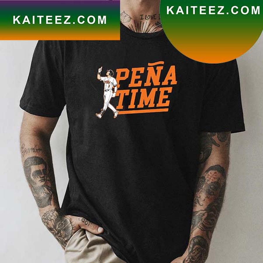 Jeremy Pena Houston Astros Is Pena Time 2022 MLB ALCS Match MVP Fan Gifts T Shirt
