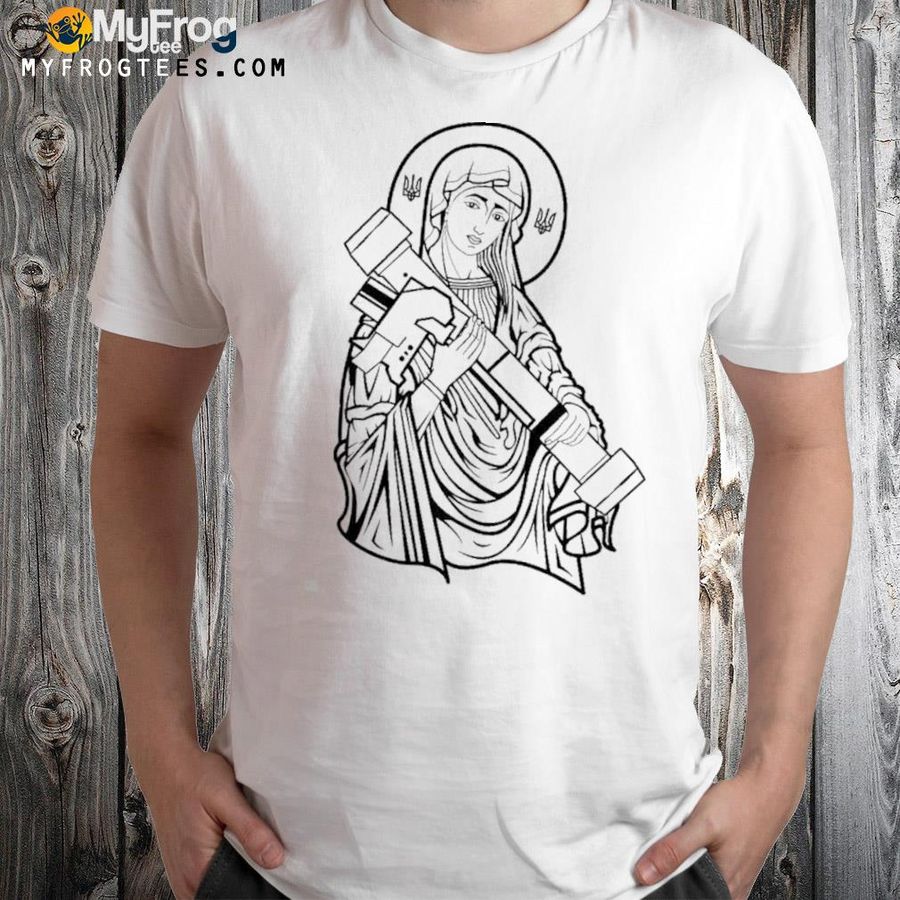 Made In Ukraine Saint Javelin Outline Shirt