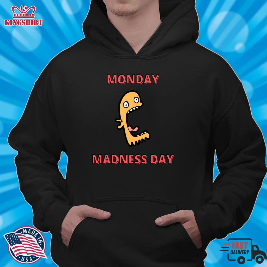 Monday Is Madness Day  Tri Blend  Pullover Sweatshirt