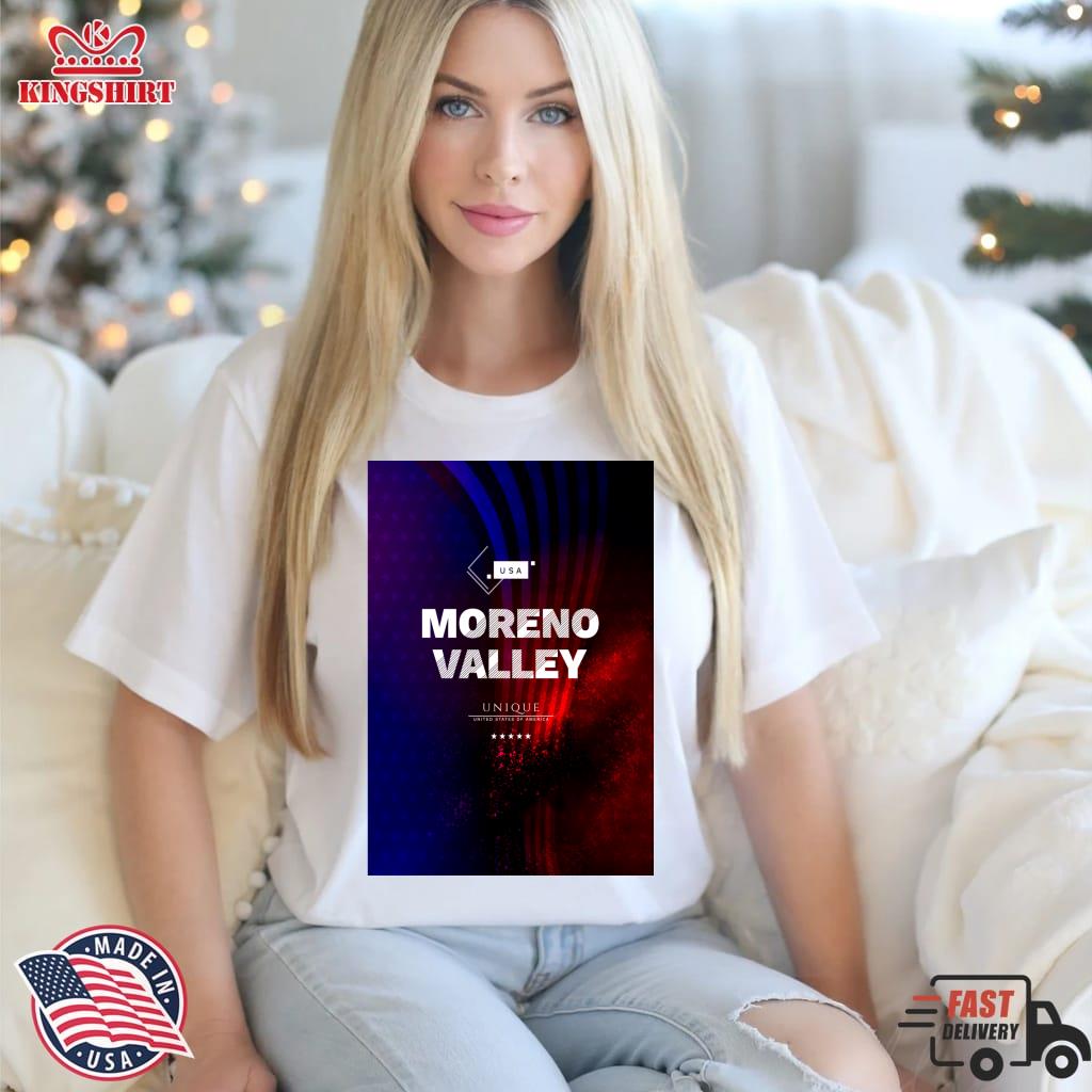Moreno Valley   UNIQUE USA Style    American City    Local Us City Pullover Hoodie