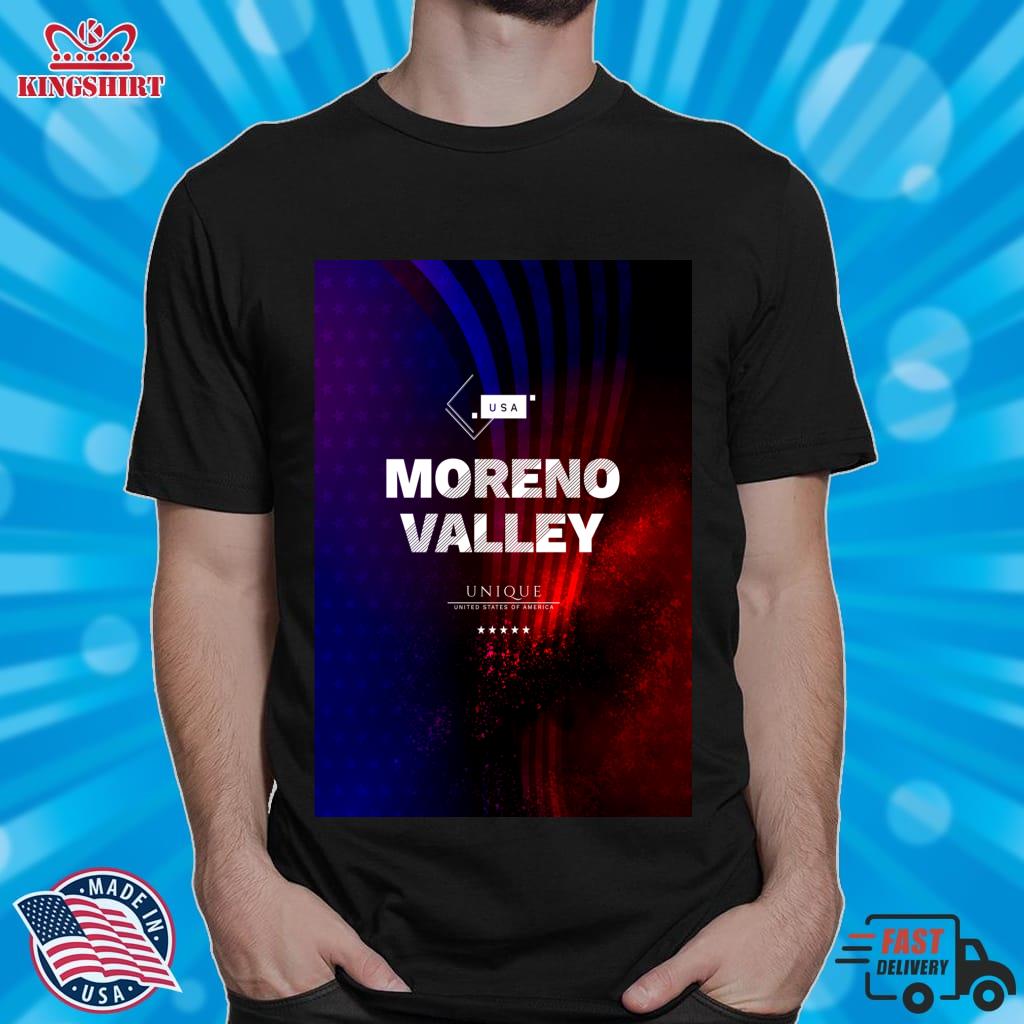 Moreno Valley   UNIQUE USA Style    American City    Local Us City Pullover Hoodie