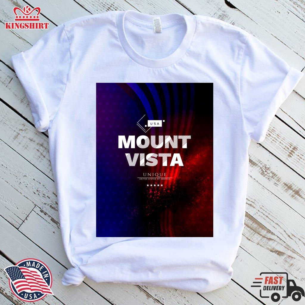 Mount Vista   UNIQUE USA Style    American City    Local Us City Pullover Sweatshirt
