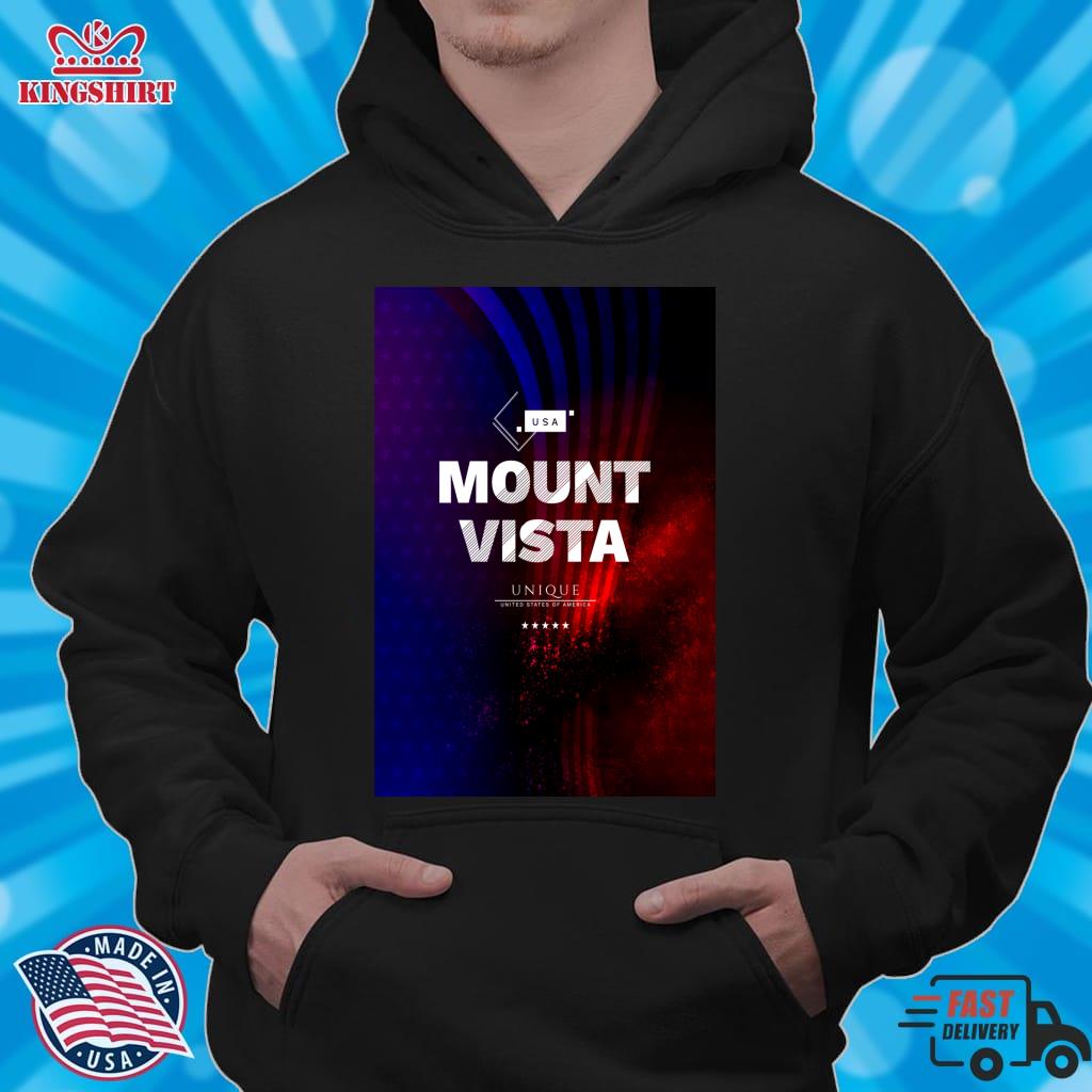 Mount Vista   UNIQUE USA Style    American City    Local Us City Pullover Sweatshirt