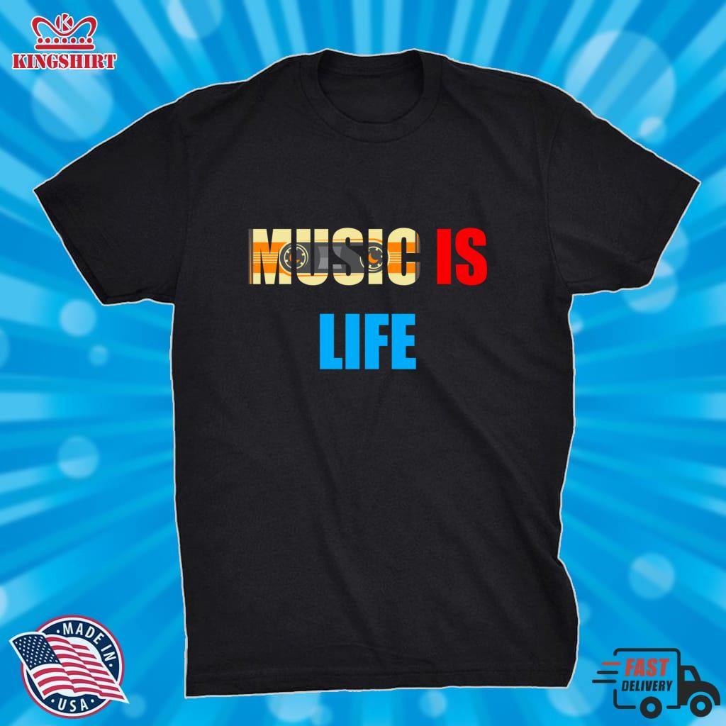 Music Is Life  Lightweight Hoodie