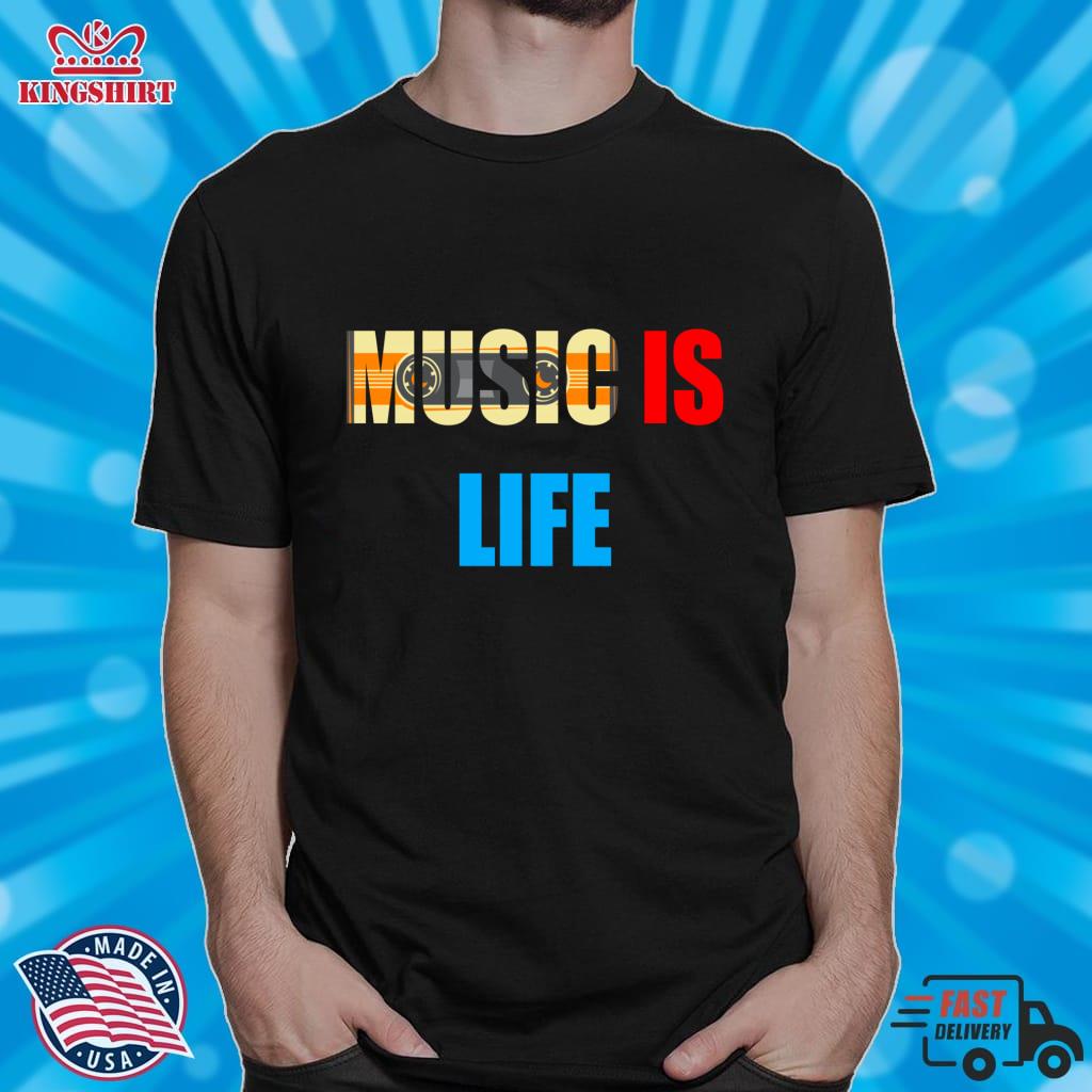 Music Is Life  Lightweight Hoodie