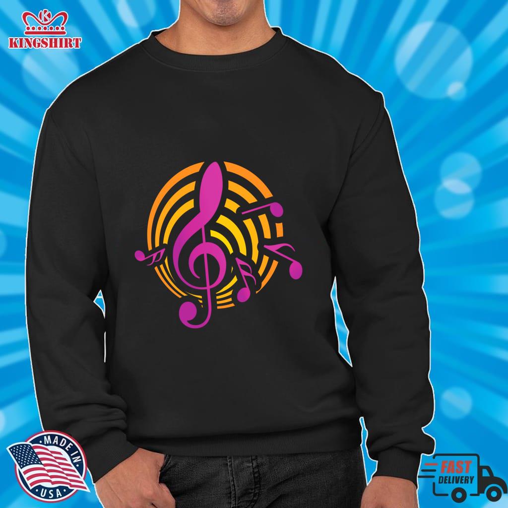 Music Style Pullover Sweatshirt