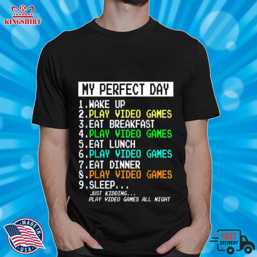 My Perfect Day Video Games  Pullover Hoodie