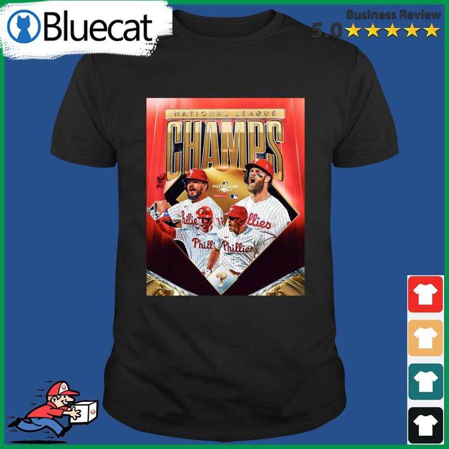National League Champs Philadelphia Phillies Team 2022 Postseason Shirt
