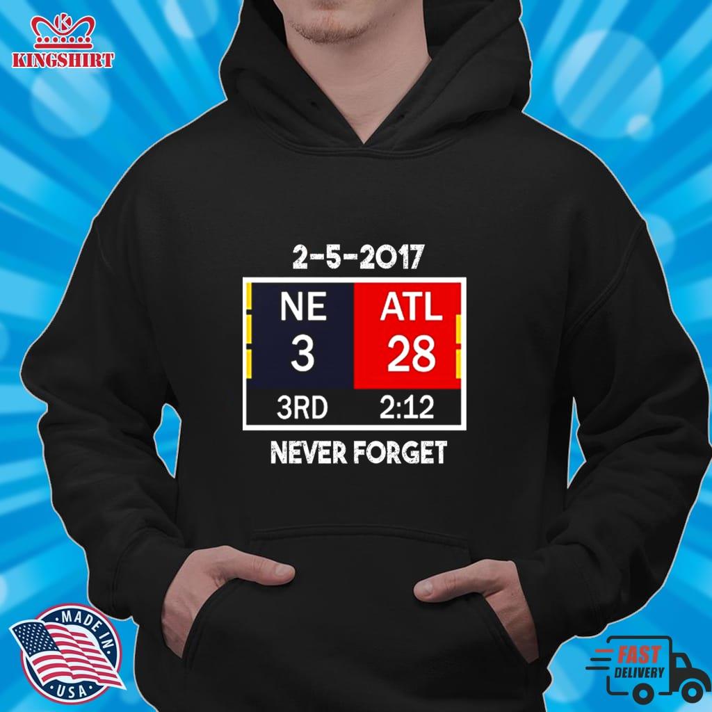 NE 3 ATL 28 Never Forget Pullover Sweatshirt