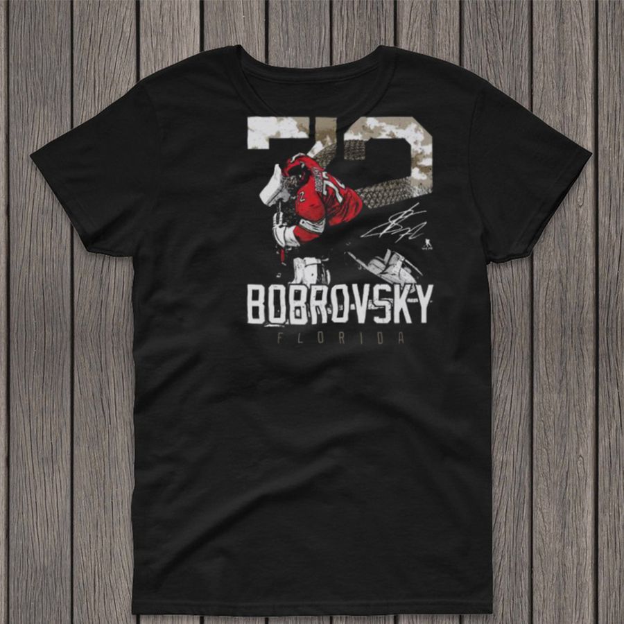 Official Sergei Bobrovsky Florida Landmark Signature Shirt