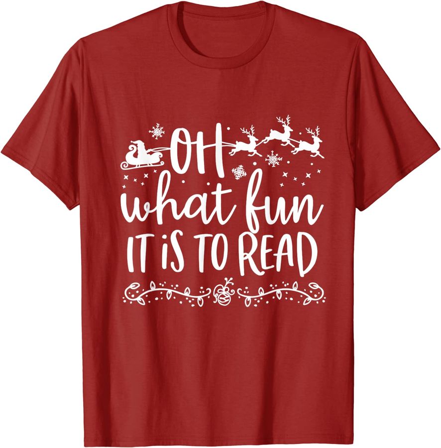 Oh What Fun It Is To Read Librarian Christmas Book Lover