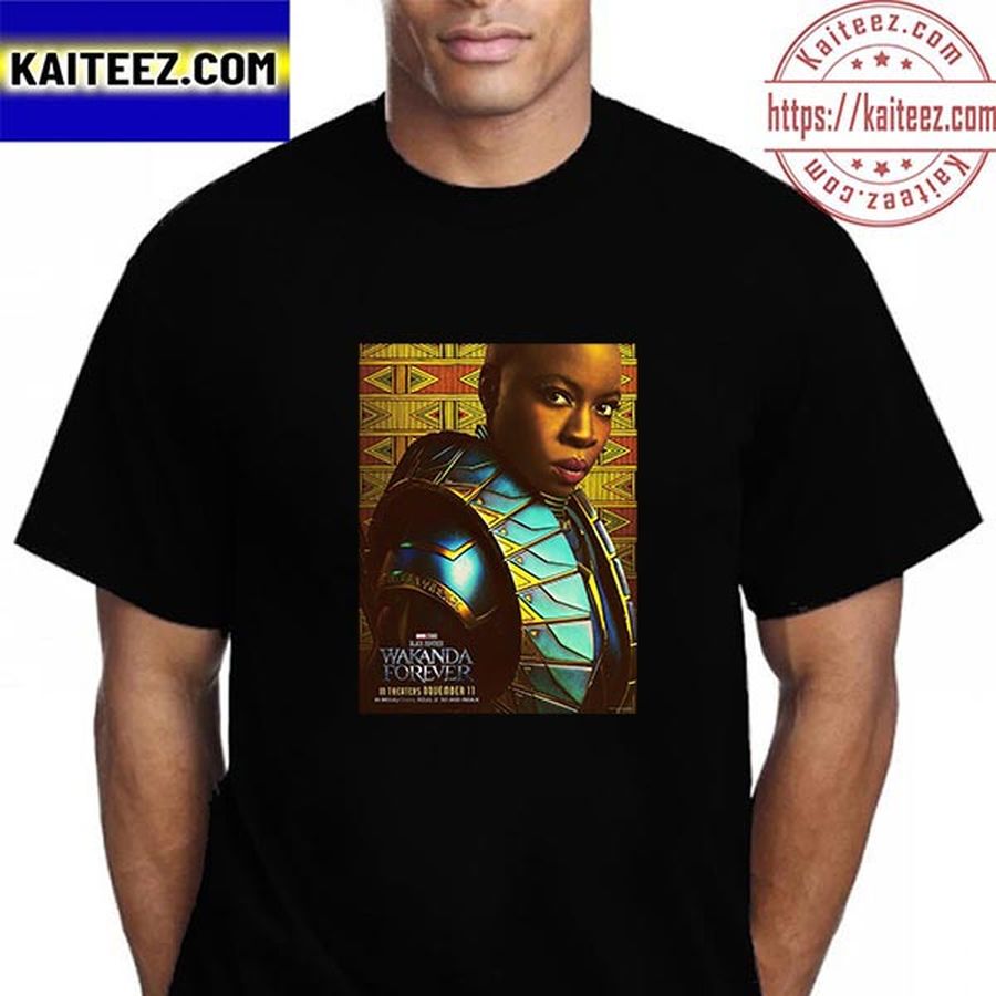 Okoye In Black Panther Wakanda Forever Of Marvel Studios Vintage T Shirt