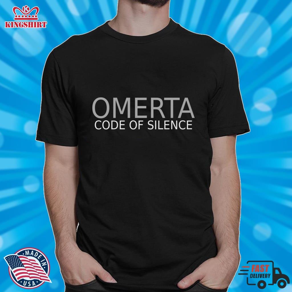 Omerta Code Of Silence' Dark Lightweight Sweatshirt