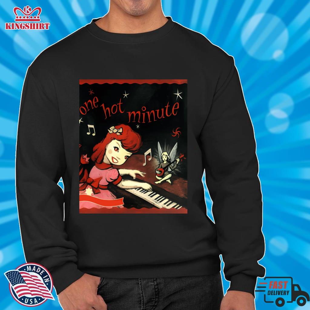One Hot Minute Album Baby Playing The Piano Zipped Hoodie
