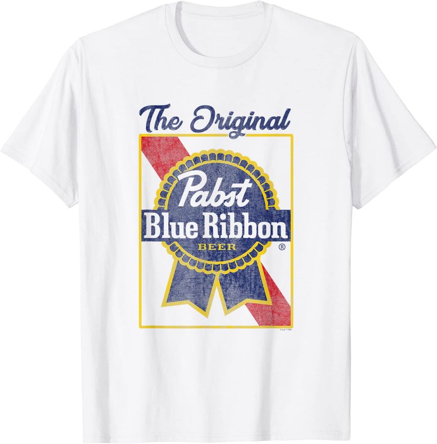 Pabst Blue Ribbon Gold Border Logo