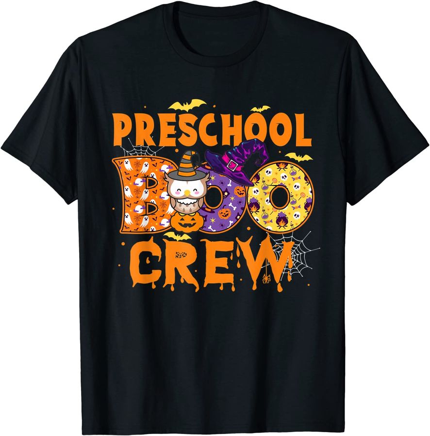 Preschool Boo Crew Teacher Student Funny Halloween Costume