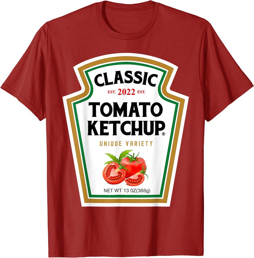 Red Ketchup DIY Costume Matching Couples Groups Halloween_1