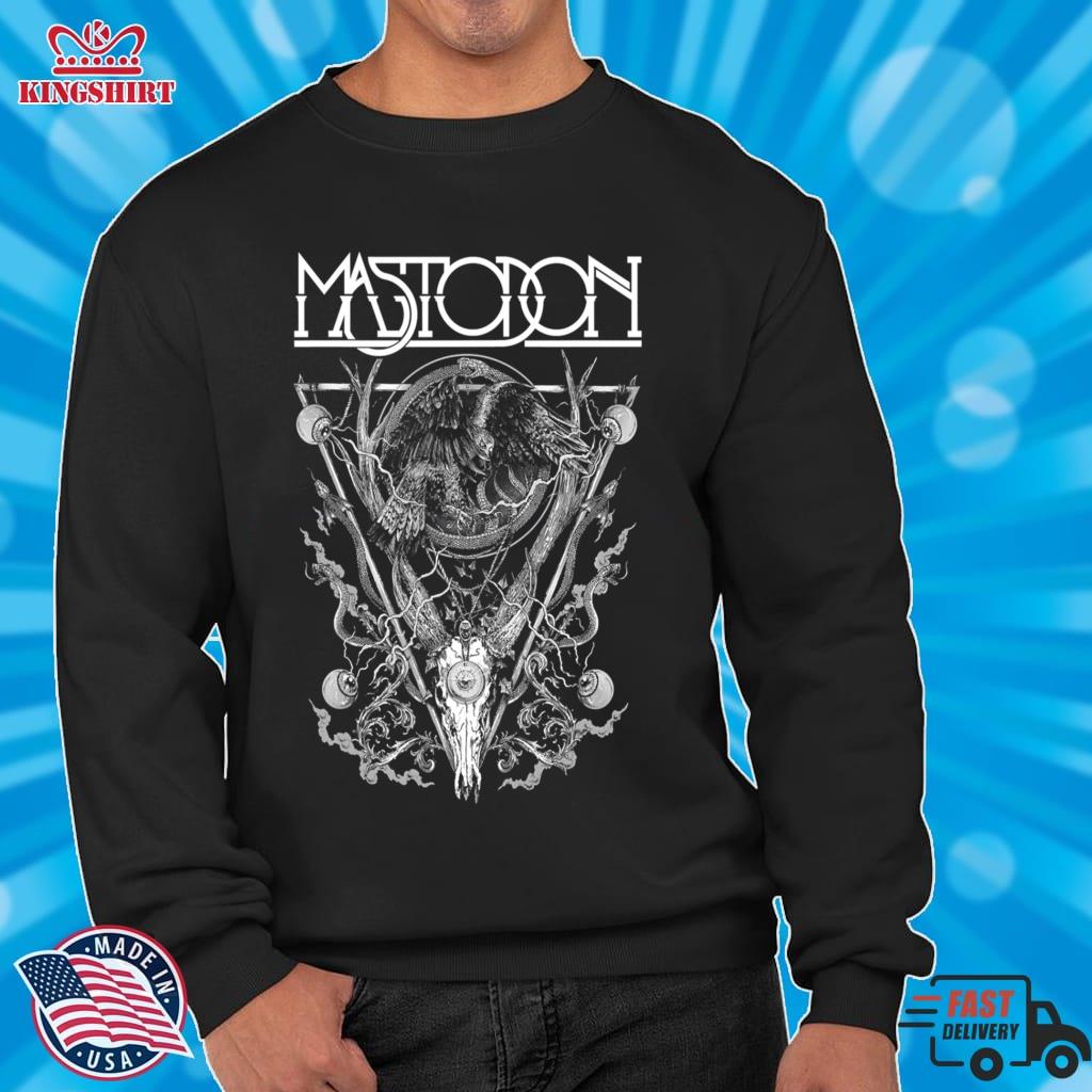 Retro Mastodon   Five Eyes Music Tribute Design Lightweight Hoodie