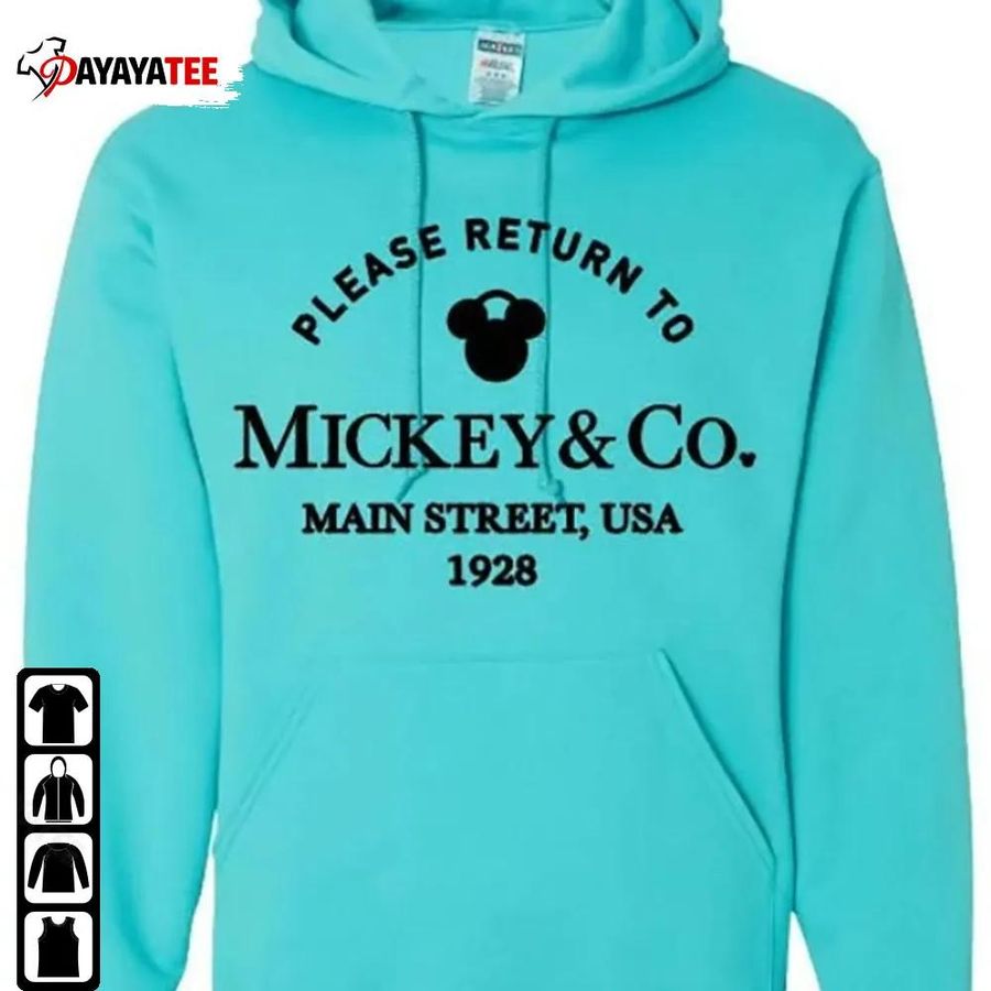 Return To Mickey Co Main Street Usa Sweatshirt Mickey And Co Disney Trip