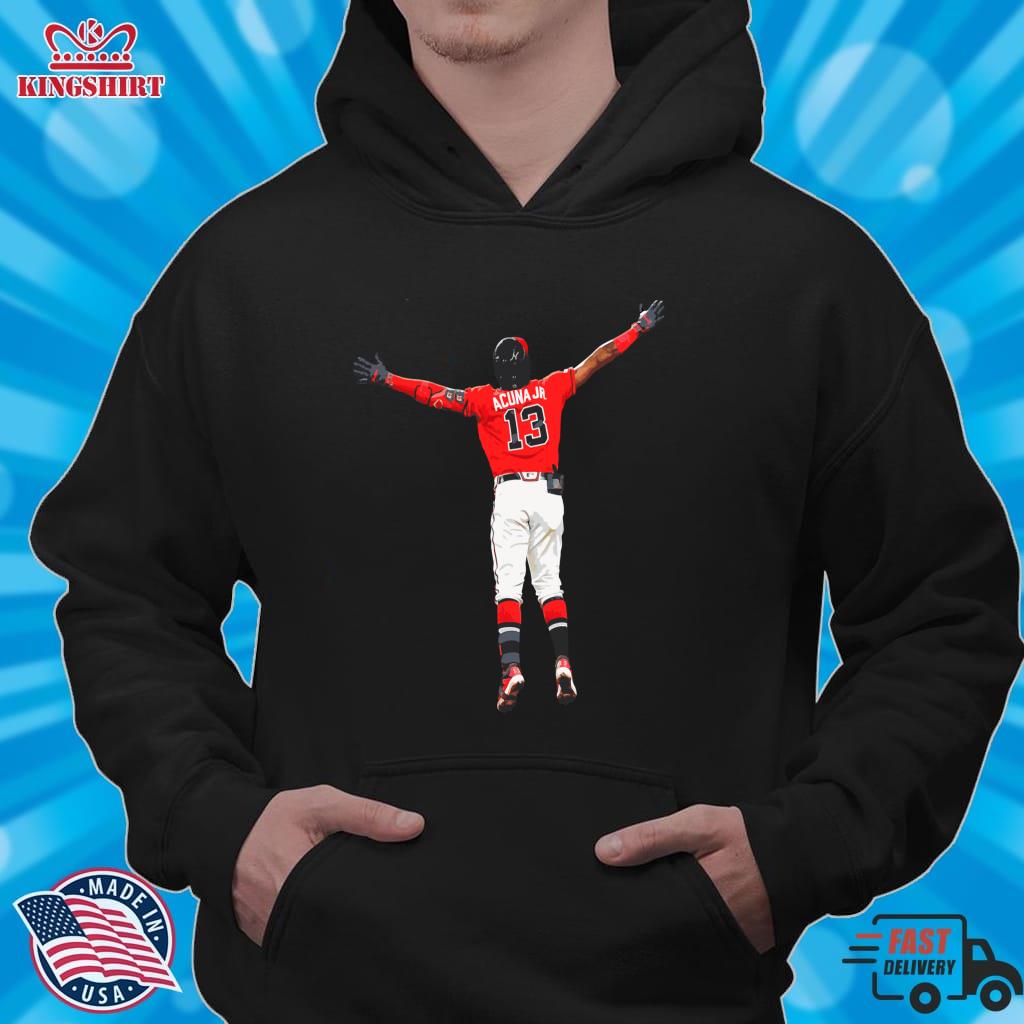 Ronald Acuna Jr   Baseball Art Pullover Sweatshirt
