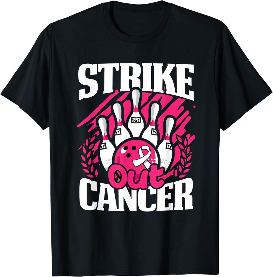 Strike Out Cancer Breast Cancer Awareness Bowling Pink