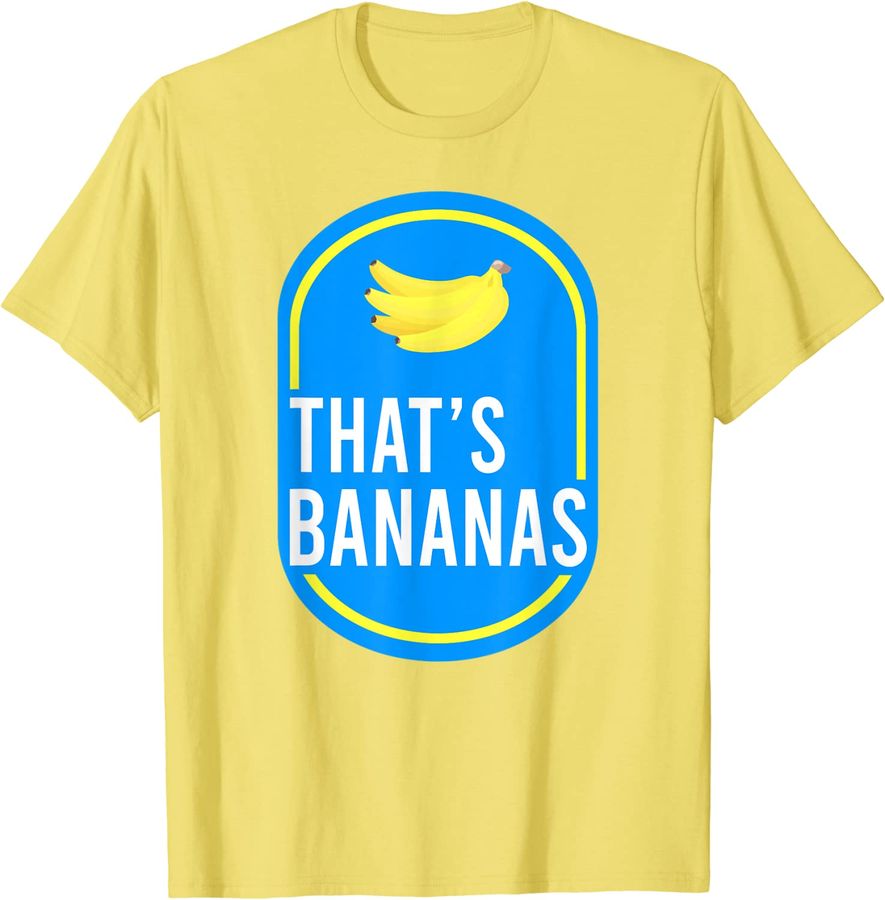 That's Banana Costume Shirt   Funny Lazy Halloween Costume