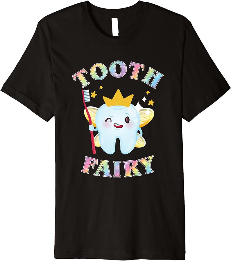 Tooth Fairy Funny Halloween Costume For Adults And Kids Premium_1