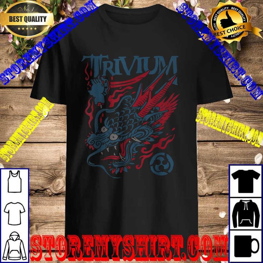 Trivium Screaming Dragon Color T Shirt