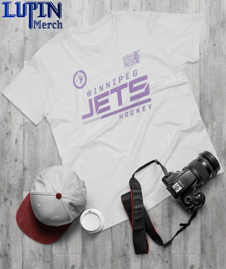 Winnipeg Jets Fanatics Branded NHL Hockey Fights Cancer Shirt