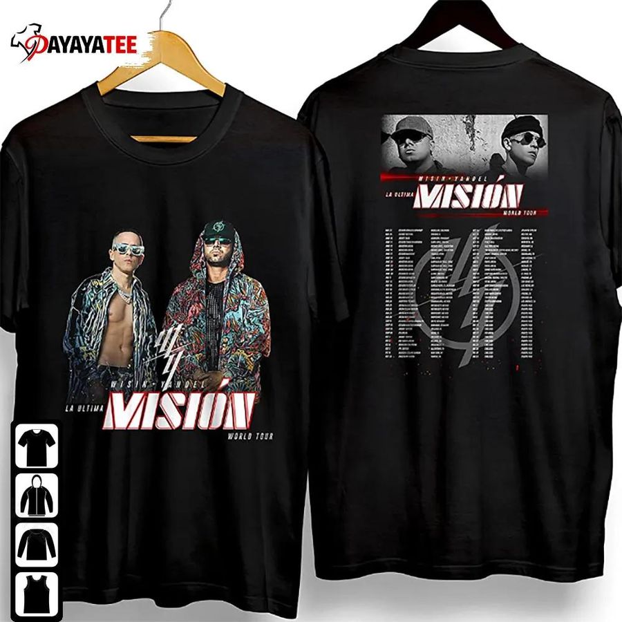 Wisin Yandel Tour Shirt La Ultima Mision Tour Tour Unisex Gifts For Fan