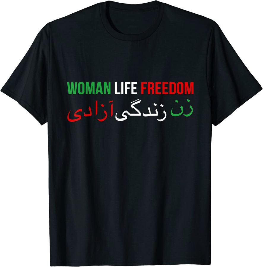 Woman Life Freedom Iran English Persian Protest Slogan